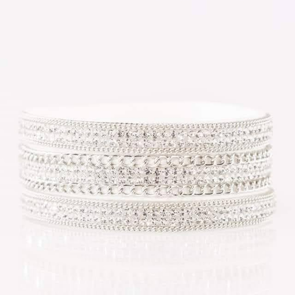 White Suede Bracelet
